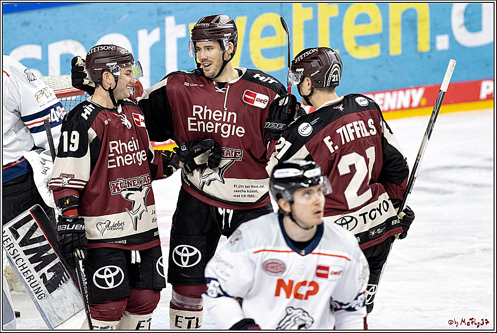 PENNY DEL;  Koelner Haie - Nuernberger Ice Tigers; Koeln, 25.03.2021